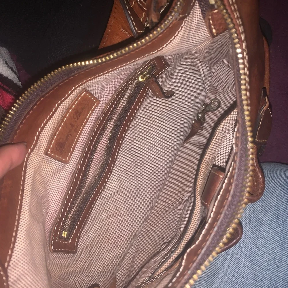 Dooney & Bourke Florentine Small Lucy - Chestnut - Picture 12 of 12